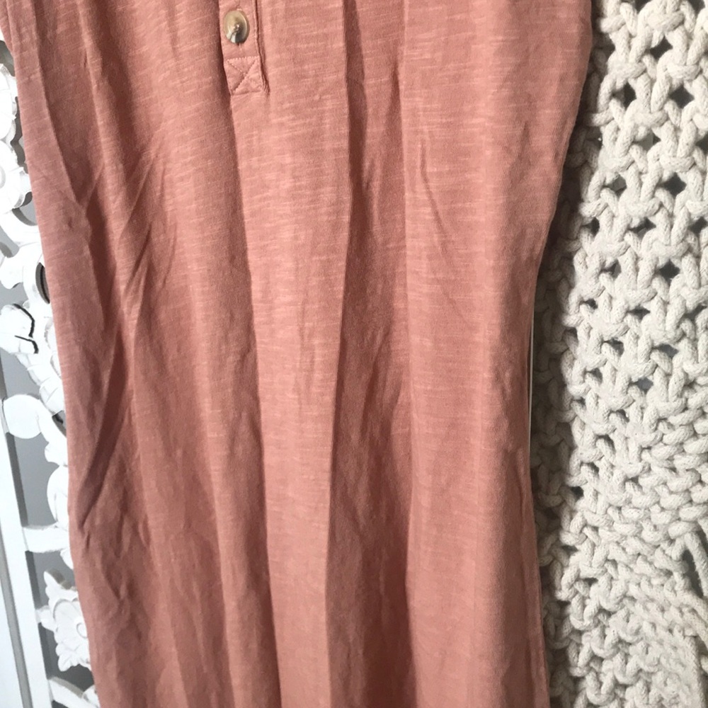 avery midi dress in terra-cotta - Picture 4 of 5